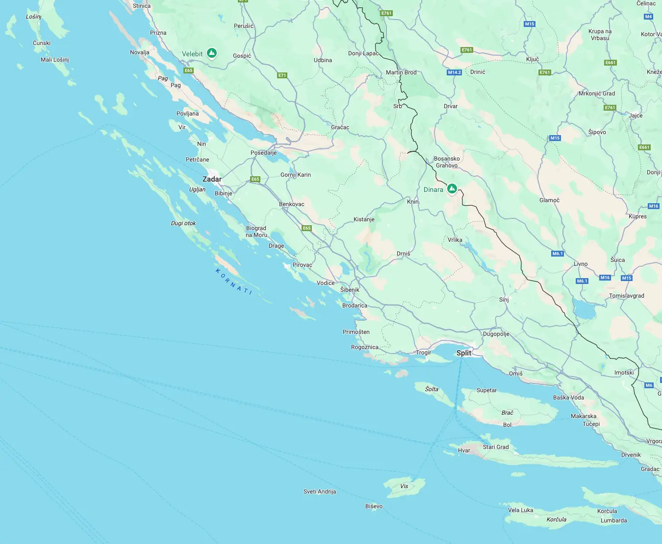 Primošten – National park Kornati Route Image