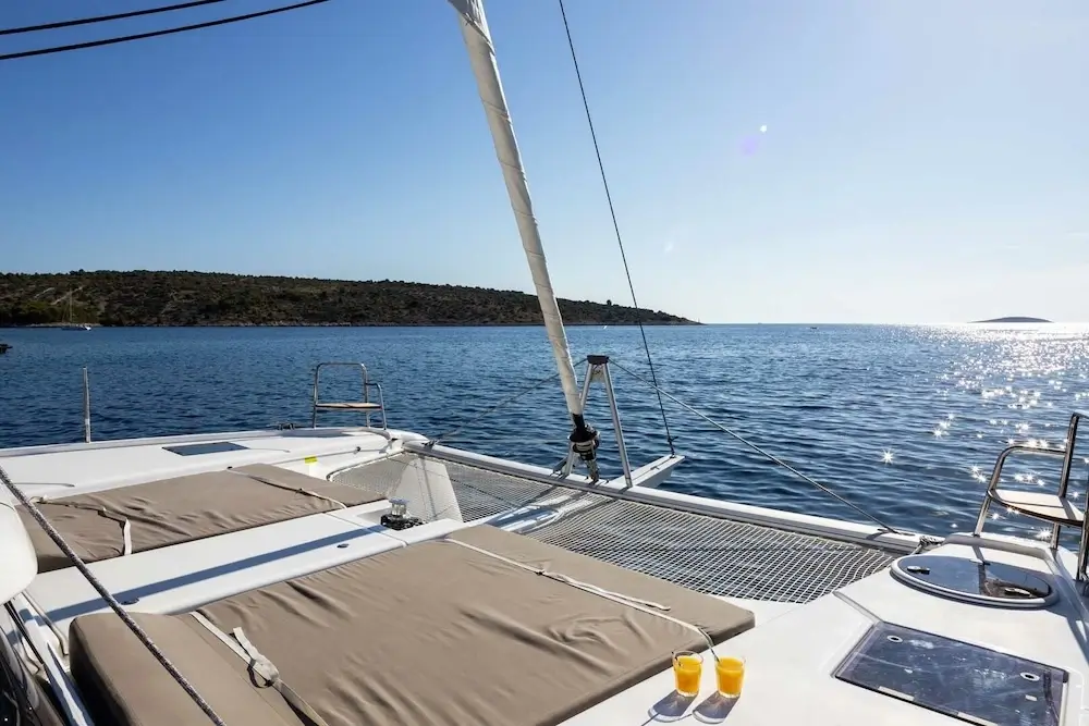 What’s included in a catamaran rental package?
